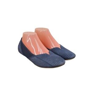 PATAGONIA Maha Ballet Flat Slip-On Leather Shoes Blue Women’s Size 7.5 (HF34)